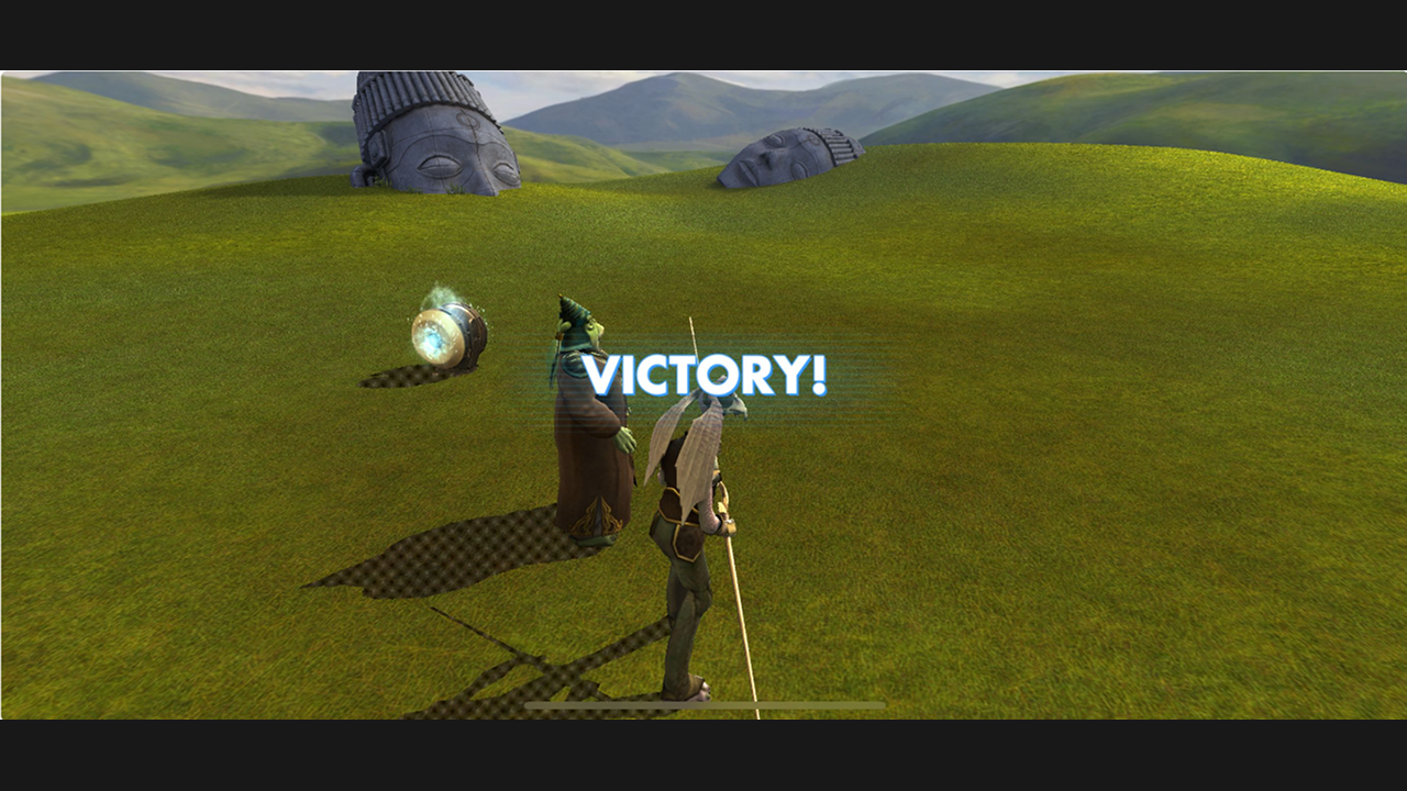 Victory screen